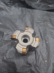 Hitachi IASDF5048R-4 Indexable Face Mill 4 Insert Cutter CNC Milling Tool.