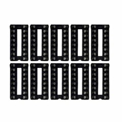 10-20 pcs 16 pin DIP IC Sockets Adaptor Solder Type Socket Dual Wipe Choose Qty