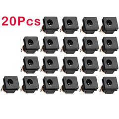 20PCS Power Jack Socket 3 Pin Female Panel Mount Connector DC-015 0.5A DC30V