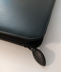 Day-Timer Black Zippered Planner Cover Organizer 8″x10.5″ 7 ring, NICE!
