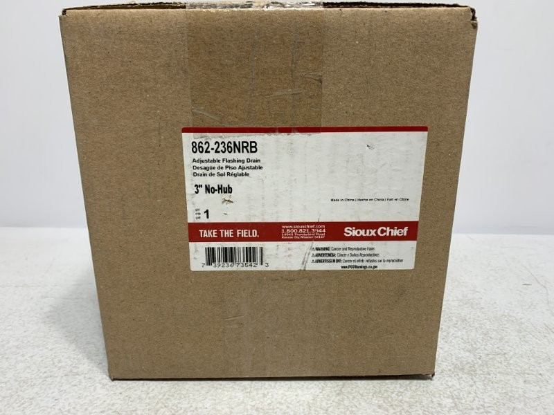 Sioux Chief 862-236NRB Floor Drain 3″ No-Hub