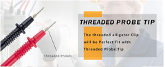 KIT-14 Test Lead Set Compatible with Fluke Ideal Simpson Fieldpiece Extech Klein
