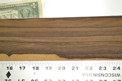 Ziricote Raw Wood Veneer Sheet 3.5 x 31 inches 1/42nd 7633-47
