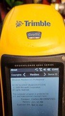TRIMBLE GEOXH GEO XH GEOEXPLORER 6000 SERIES WORKS GREAT NO BATTERY ! AL