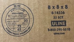 5″ x 5″ x 5″ CARDBOARD – SINGLE BOX – CUBED – 32 ect
