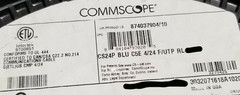 Commscope CS24P 24/4P Cat5E F/UTP WebTrak Plenum Shield Network Cable Blue/100ft