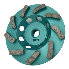 3 PACK 4 1/2 Inch Diamond Cup Wheels for Concrete Angle Grinders Stock removal