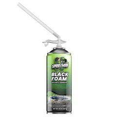 Sprayman Black Foam Sealant – Pond Waterfall Landscaping, 12oz 2 Pk – Straw Use