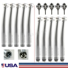 E-generator Dental LED Fiber Optic High Speed Handpiece 2/4hole hand piece YBM