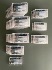 Dentsply Tulsa Dental Vortex Blue .06 Taper rotary files 6/pk , 38 PACKS NEW!
