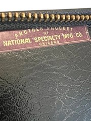 Vintage national spec floral heavyweight tapestry business portfolio /Organizers