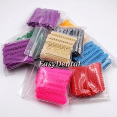 1040Pcs Dental Elastic Ligature Ties Rubber Bands Loops for Orthodontic Braces