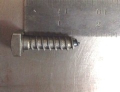 (100) 3/8 X 1-1/2″ Square Head Lag Bolts Plain Steel Screws Rustic 3/8×1.5 1 1/2