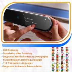 AI-Powered 112 Language Translation Pen|0.5s Instant Scan|Offline/WiFi Dual Mode