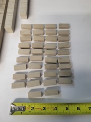 Peek End Cuts Various Sizes 4 Pounds of Materials in Lot