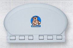 KOALA KARE® KB208-01 OVAL BABY CHANGING STATION Grey Surface Mounted