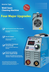 Weld Cleaning Machine Quick Cleaning of Electrolytic Products Stainless Steel