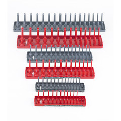 92000 Hansen Global Soc Tray 6-Pack Assortment, Red/Gray