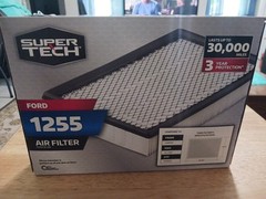 Super Tech Engine Air Filter 1255, Replacement Filter for Ford