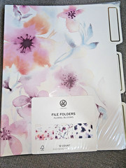 U Brand Floral Blooms Letter Folder – 12 Count – 8.5 X 11 in