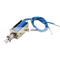 JF-0530B DC12V 300 mA 5N/10 mm Pull Push Type Open Frame Solenoid Electromagnet✦