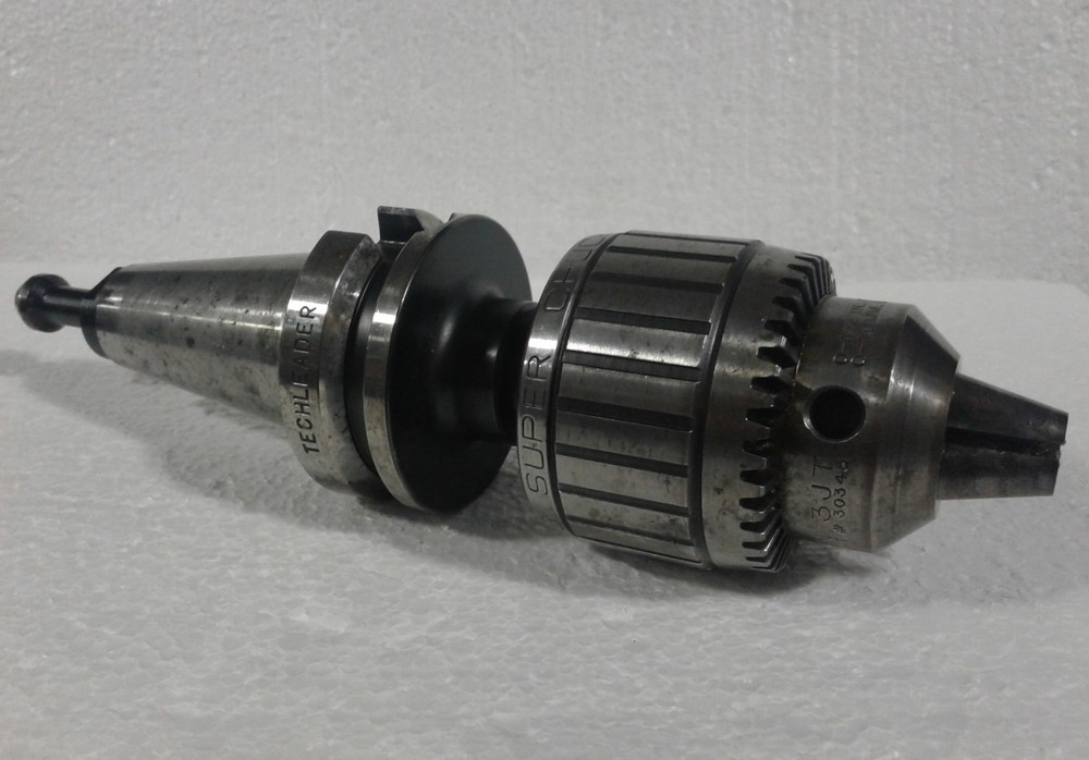 Jacobs Super Chuck 14N 3JT 0-1/2″. 0-13mm. W/Techleader BT40-JTA3-45. Our #7