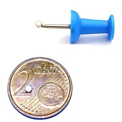 Mini Neodymium Magnet 2mm x 1mm Tiny Rare Earth Disc Magnets – 0.06kg Pull Pa…