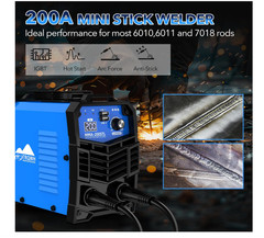 200A Mini Stick Welder 110V ARC Welding Machine IGBT Inverter MMA Portable