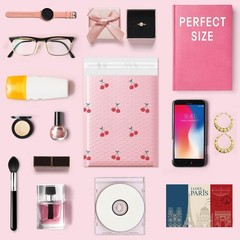 6×10 Inch Pink Poly Bubble Mailers 100 Pack,Waterproof Seal Adhesive Small Pa…