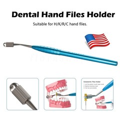 2* Dental Endodontic Endo File Holder K-Files Handle Hand Use Root Canal Clip CE