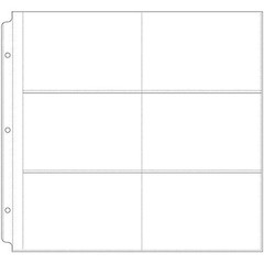 We R Post Bound Photo Sleeves 12″X12″ 10/Pkg-Six 4″X6″ Pockets