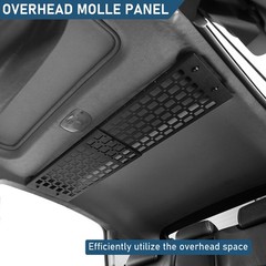 For 2013-2017 Subaru XV Crosstrek Rear Overhead MOLLE Ceiling Cargo Shelf Steel