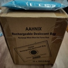 10-Pack Rechargeable Silica Gel Desiccant for Moisture Protection – 100g AAHNIX