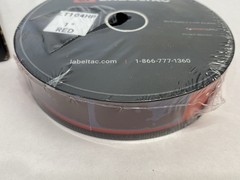 LabelTac LT104HP Pro Model High Perf. 10 Year Vinyl Label 1″ x 150′ /Roll, Red