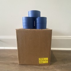 48 Rolls 1″ X 60 Yrd Blue Painters Masking Tape MADE IN USA QUICK SHIP FAMOUS