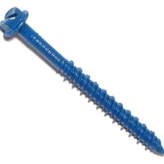 Steel Hex Washer Screws 3/16 inch 2-1/4 inch Blue Ruspert Finish Fasteners New