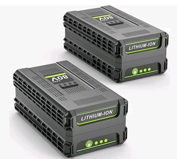 2 Packs 80V 3.5Ah Lithium Battery Replace for Greenworks 80V Battery GBA80400…