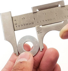 Slide Caliper #729, 16Th and 32Nd Graduation, 0 to 4-Inch Range, inside and outs