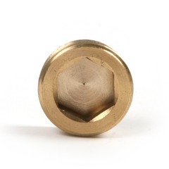 20pcs 1/8″ 1/4″ 3/8″ 1/2″ NPT Brass Hex Countersunk Plugs Socket Pipe Fittings