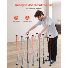 Portable Folding Workstand, 4.15 x 4.15 ft Collapsible Workbench, 3500 lbs Weigh
