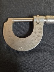 Vintage The L.S. Starrett CO. No. 1641 With Case & Wrench Athol, Mass. USA