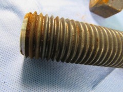 Stud Bolt 1-1/2″ x 12″ A193 B7 Fully All Threaded Length w/ 2 Carbon Steel Nuts