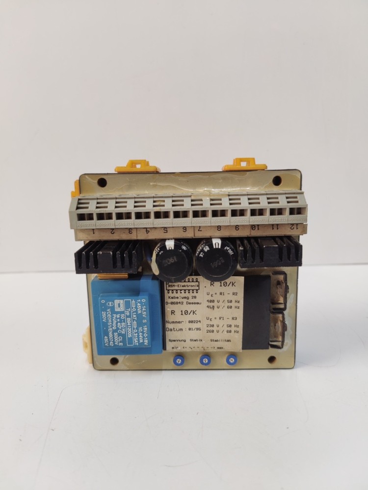 RSM ELEKTRONIK R 10/K AUTOMATIC VOLTAGE REGULATOR