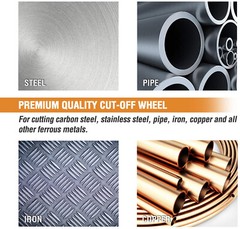 200 PCS 4-1/2″ x .040″ x 7/8″ Cutting Discs Metal Stainless Steel Cut-Off Wheels