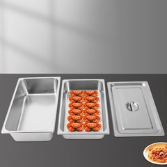3-Pack Full Size Hotel Pan Steam Table Pan Restaurant Dishes Food Warmer Tray
