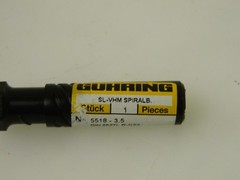 Guhring Solid Carbide Jobber Drill 3.5mm Dia. x 66mm OAL QTY 2 9055180035000