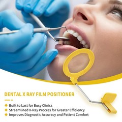 5PCS Dental X-Ray Aiming Ring Kit for Posterior Yellow, Fully Autoclavable
