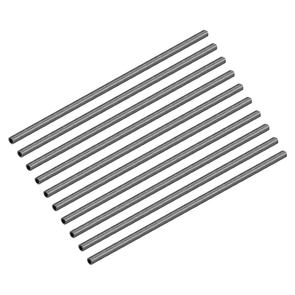10Pcs Carbon Fiber Round Tubes 3mm x 2mm x 400mm for RC Airplane Quadcopter