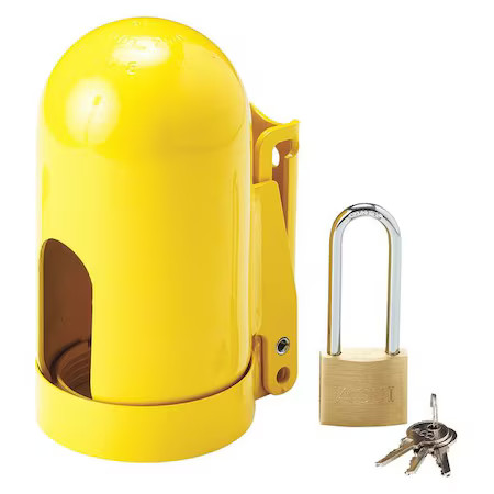 Brady 90496 Locking Cylinder Cap, 6-1/2 X 3-1/8, Fine
