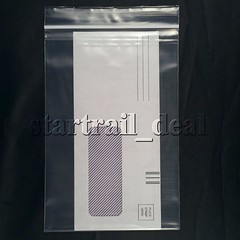 Large Reloc Zippit 10 x 13″ Clear Reclosable Bags Top Seal Lock Poly 2Mil 100pcs